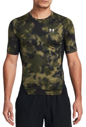 Kompresné tričko Under Armour UA HG Armour Printed SS-GRN 390 XL