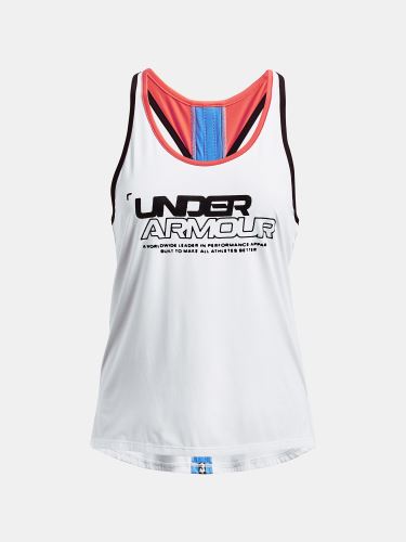 Tielko Under Armour Knockout Tank CB Graphic WHT 100 L