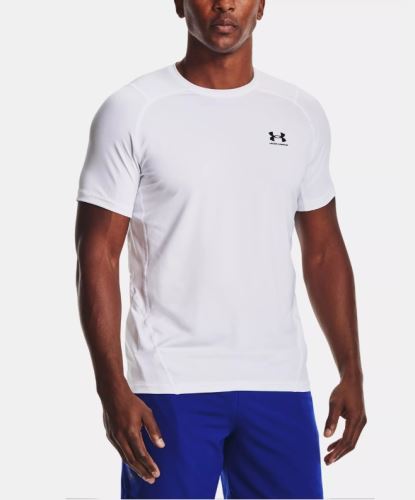Tričko Under Armour HG Armour Fitted SS-WHT 100