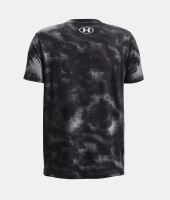 Tričko Under Armour UA Sportstyle LC AOP SS-BLK 001 YXL - XL (1)