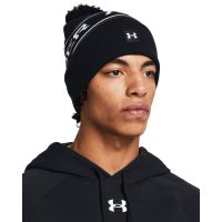 Čepice Under Armour UA Men's Halftime Pom Beanie-BLK 001 (1)