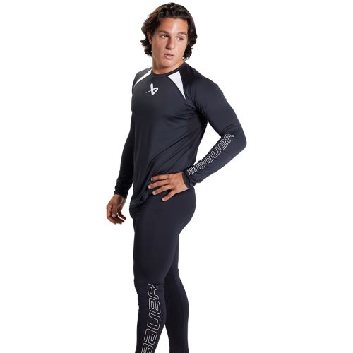 Tričko BAUER S22 PERFORMANCE LS BL TOP-SR-BLK