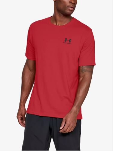 Tričko Under Armour Sportstyle Left Chest SS-RED 600