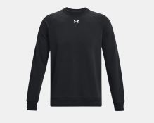 Mikina Under Armour UA Rival Fleece Crew-BLK 001 (2)