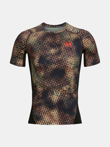 Tričko Under Armour HG Armour Prtd Comp SS-BLK 002 M