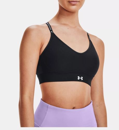 Športová podprsenka Under Armour Infinity Covered Low-BLK 001 S