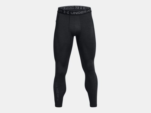 Kompresné legíny Under Armour ColdGear Twist Leggings-BLK 001