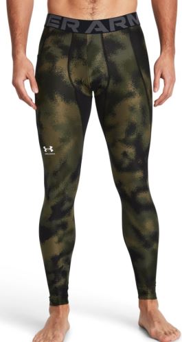 Kompresné legíny Under Armour UA HG Armour Printed LG-GRN 390