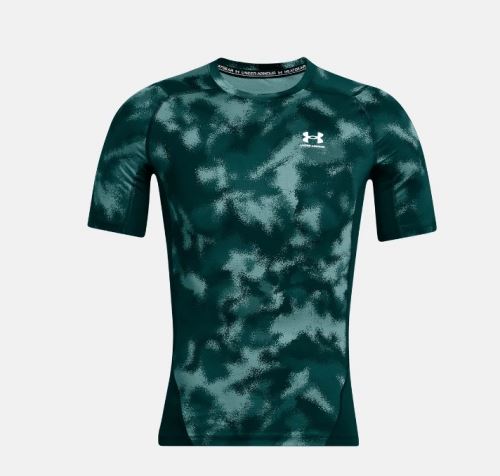 Kompresné tričko Under Armour UA HG Armour Printed SS-BLU 449 XL