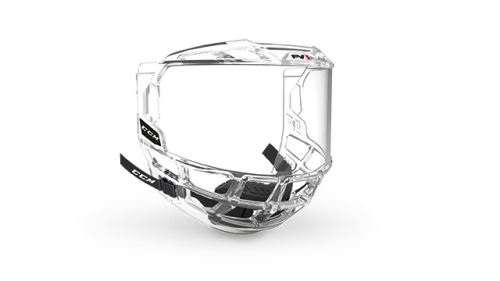 Plexi CCM Full Visor Clear JR