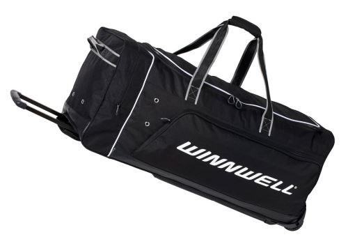 Taška Winnwell Premium Wheel Bag s madlom, čierna, Junior, 36 "